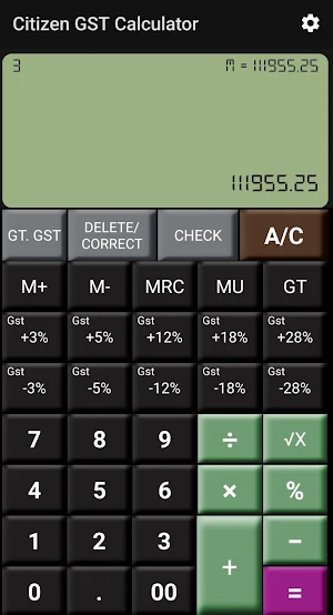 Citizen GST Calculator Screenshot 0
