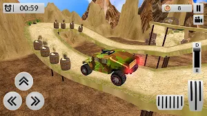 Mountain Climb Jeep Simulator Screenshot 1