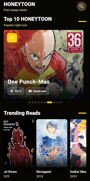 Honeytoon : Manga & Web Comics Screenshot 2