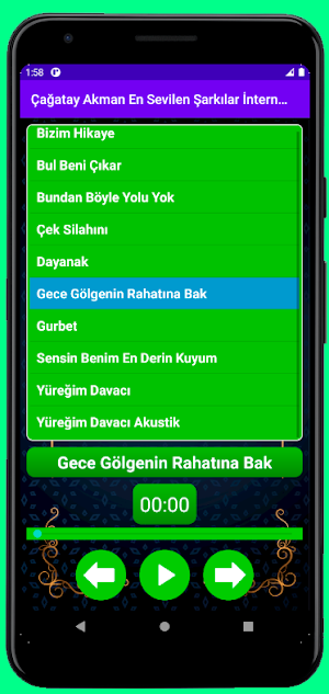 Çağatay Akman En Sevilen Şarkılar İnternetsiz Screenshot 1
