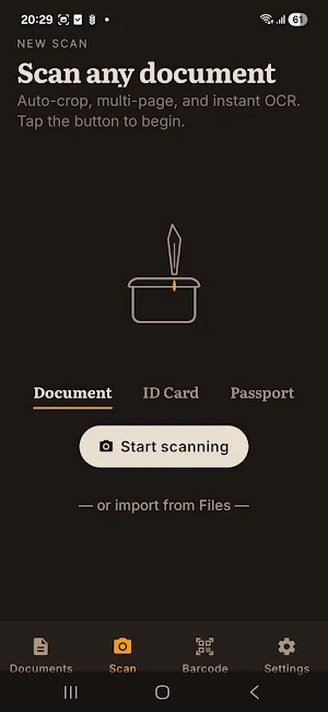 Scnr - PDF Scanner Screenshot 0