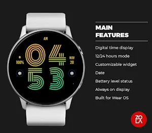 Beauty Orange Tosca Watch Face Screenshot 1