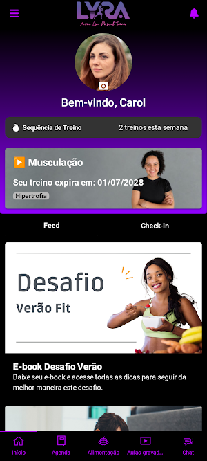Lyra Personal Trainer Screenshot 1