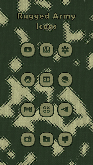 Rugged Army Light Icon Pack Screenshot 2