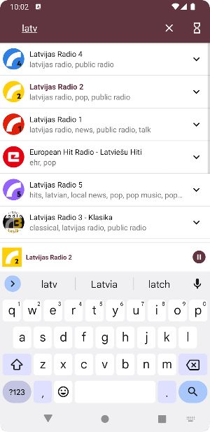 Radio Latvia : Online Stations Screenshot 2