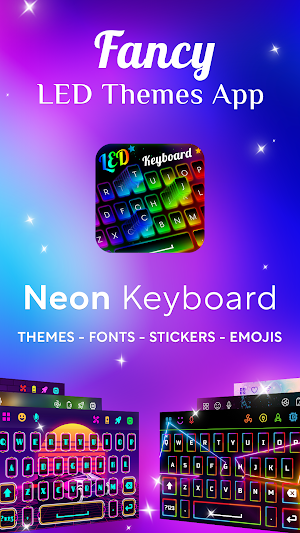 LED Keyboard & Neon RGB themes Screenshot 2