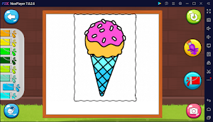 coloring sweet ice cream boba Screenshot 3