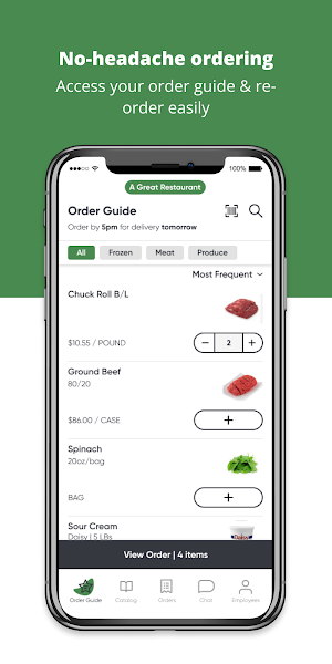 Guardados Food Service Screenshot 0