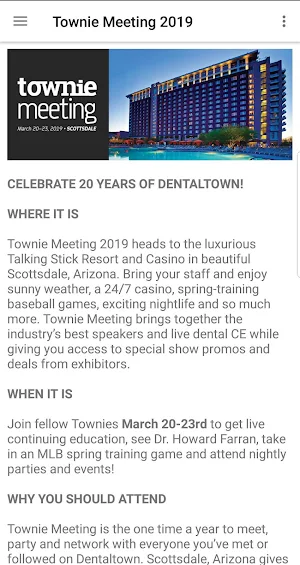 Townie Meeting Screenshot 0
