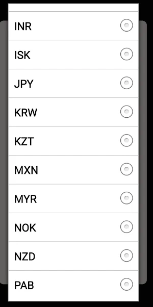 EXCHANGE CALCULATOR Screenshot 2