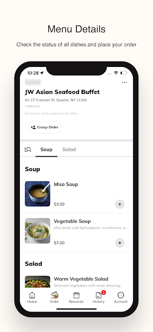 JW Asian Seafood Buffet Screenshot 1