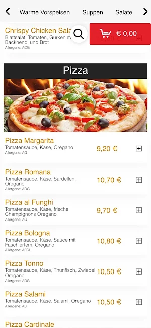 Pizzeria Giovanni Pöchlarn Screenshot 1