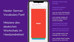 German English Word Vocabulary Screenshot 1
