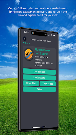 Pigeon Creek Golf Course Screenshot 1