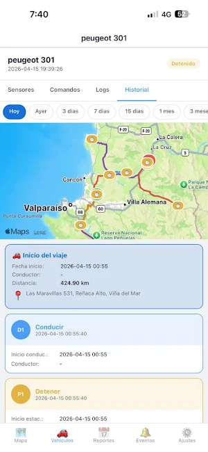 TuFlotaGPS Screenshot 2