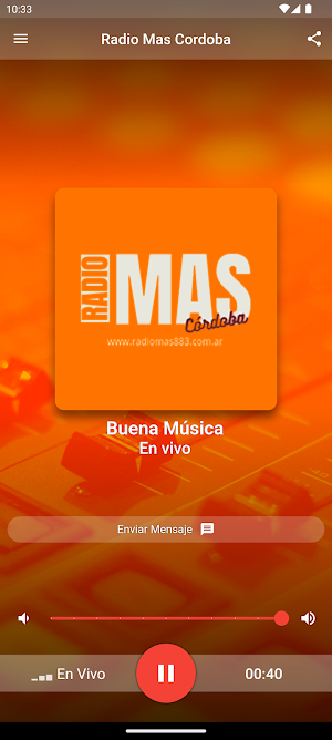 Radio Mas Cordoba Screenshot 0