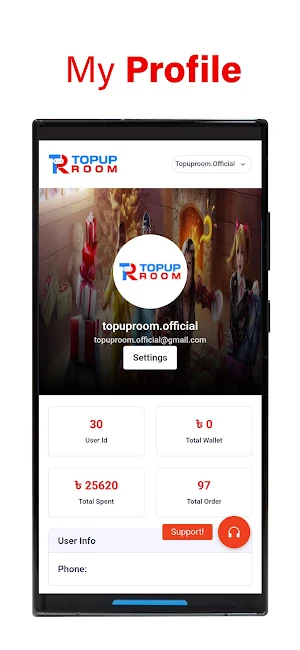 Topup Room - Diamond Topup Screenshot 2