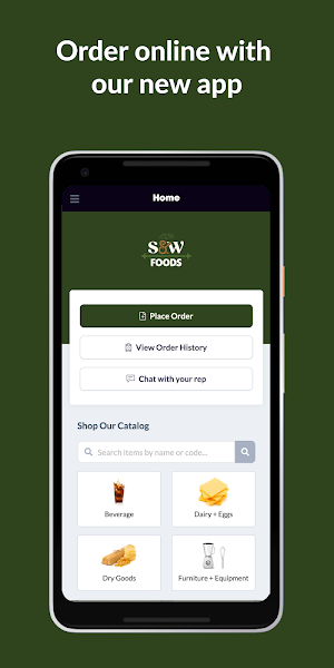 S & W Foods Screenshot 0