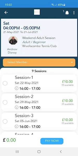 AJD Tennis Coaching Screenshot 3