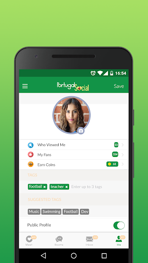 Portugal Social - Free Match & Chat Portuguese App Screenshot 2
