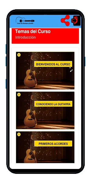 Curso de Guitarra Online Screenshot 2