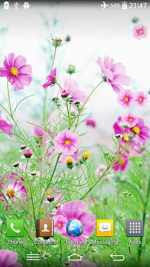 Sweet Flowers Live Wallpaper Screenshot 1