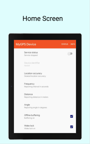 MyGPS Device Screenshot 2