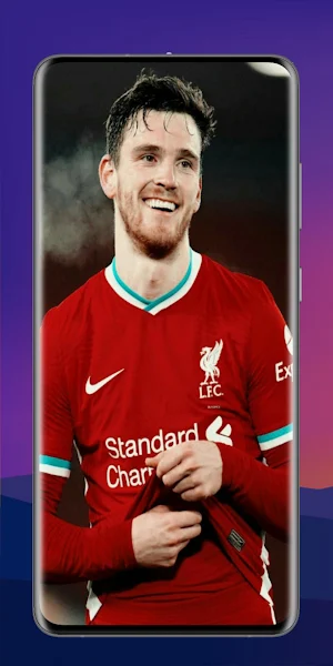 Andrew Robertson 4K Wallpaper Screenshot 0