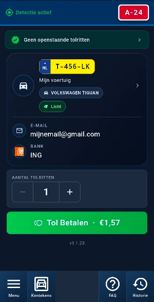 eTOL SmartPay A24 Betalen Screenshot 0