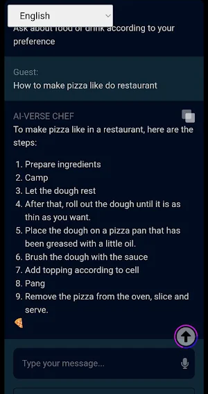 AI-VERSE CHEF Screenshot 3