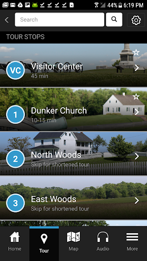 Antietam Trail Map App Screenshot 1
