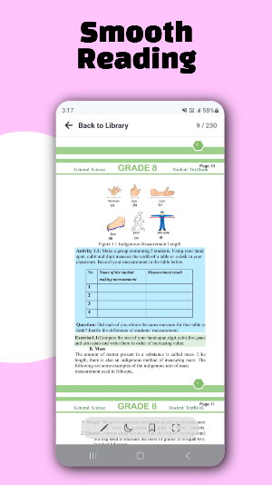Ethio Grade 1 - 8 Textbooks Screenshot 2
