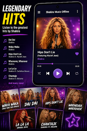 Dai Dai Shakira Songs Offline Screenshot 1