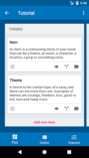 Novelist - Write your novels Screenshot 1