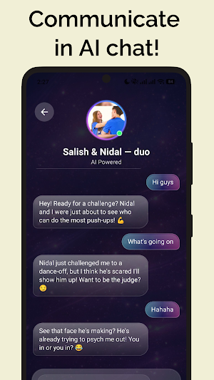 Salish Nidal Fake Call & Chat Screenshot 3