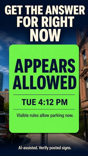Park Answer: Sign Reader Screenshot 1