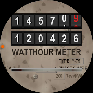 Y-79 Watthour Meter Watch Face Screenshot 1