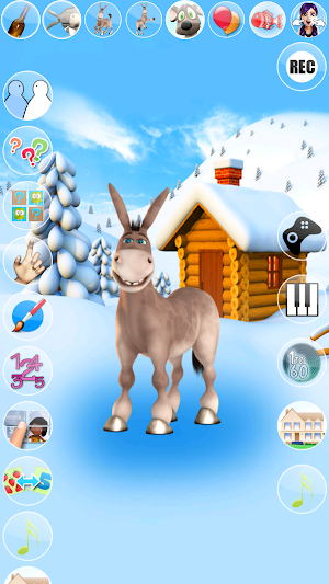 Talking Donald Donkey Ice Fun Screenshot 0