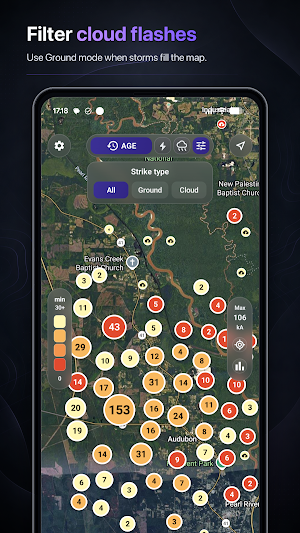 Lightning Alerts: Live Map Screenshot 0