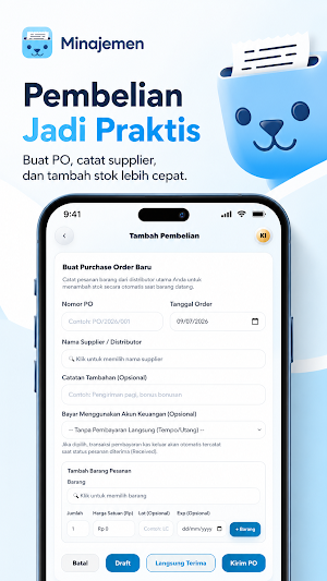 Minajemen: Audit Stok & Kas Screenshot 1