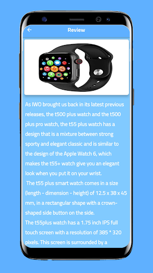 T55 Smart Watch Guide Screenshot 1