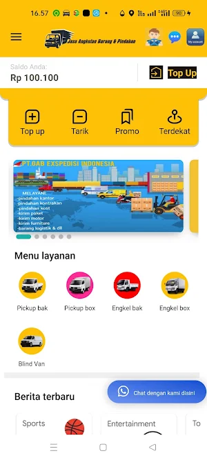 LALAMOVERS Pengiriman&pindahan Screenshot 0