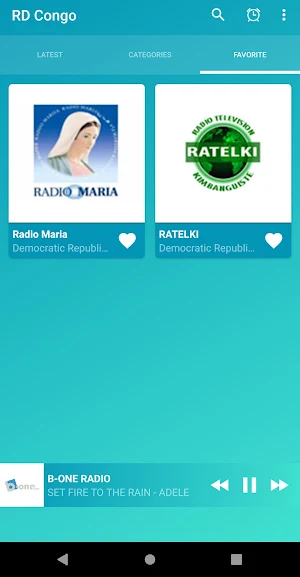 RD Congo radios online Screenshot 2