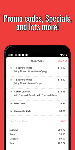 JD's Wings 2 Go Screenshot 2