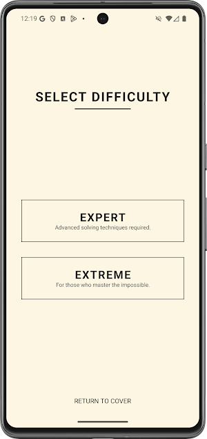 The Expert Sudoku Challenge Screenshot 1