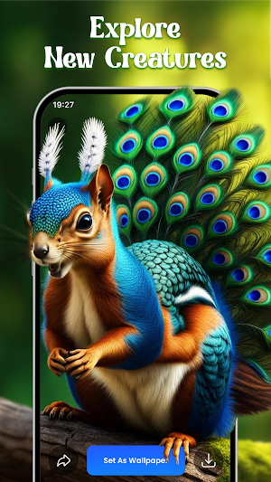 Live Wallpaper: Animal Fusion Screenshot 2