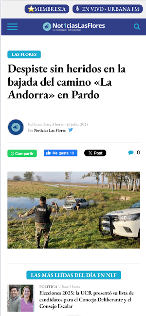 Noticias Las Flores Screenshot 1