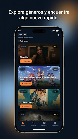 EpixPlay: Anime y Peliculas Screenshot 0