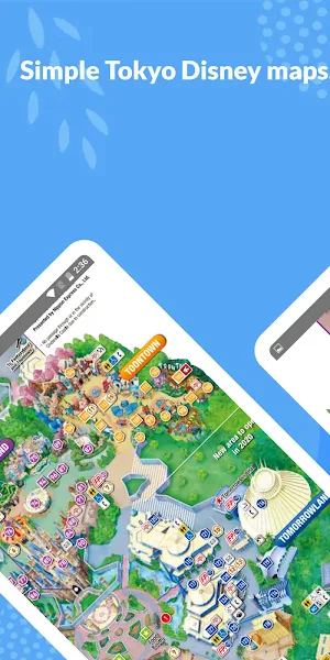 TOKYO LAND/SEA AMUSEMENT PARK MAP OFFLINE Screenshot 1