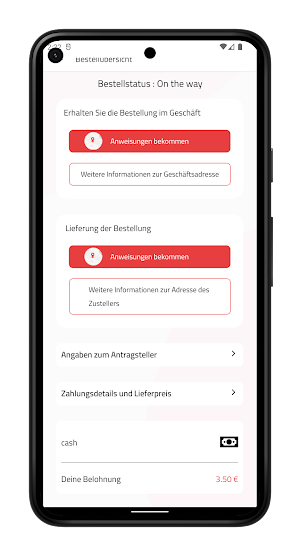 Deliverung Carrier Screenshot 2
